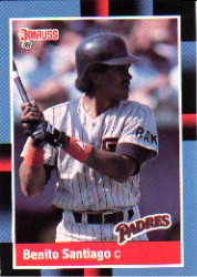 1988 Donruss Baseball Cards    114     Benito Santiago